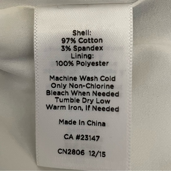 Talbots MultiColored Mykonos Paisley Lined Cotton Canvas Pencil Skirt - Sz 6 - Picture 9 of 11